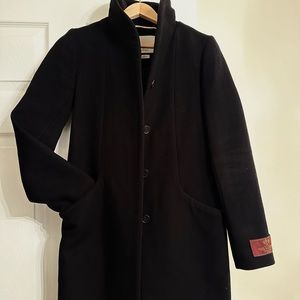 Wilfred Cocoon Coat XXS Black